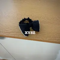 水晶领结发绳女日韩原创设计发圈