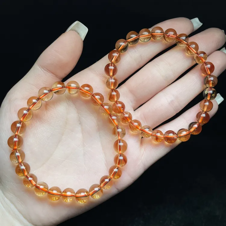 【云上叙】黄塔晶单圈手串-多样性发一件-7mm-V40085-M（甄选）