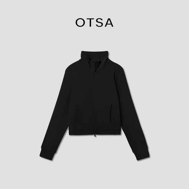 OTSA【36°C冬日暖阳】双面德绒 双拉链+4口袋 立领加厚运动外套