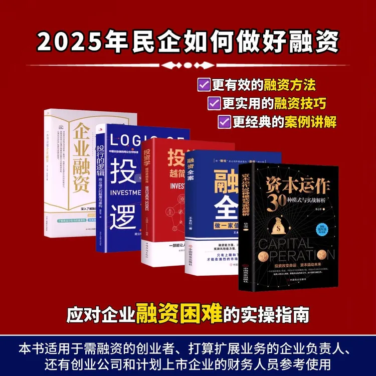 资本运作30种模式与实战解析 融资全案 一本书读懂企业融资