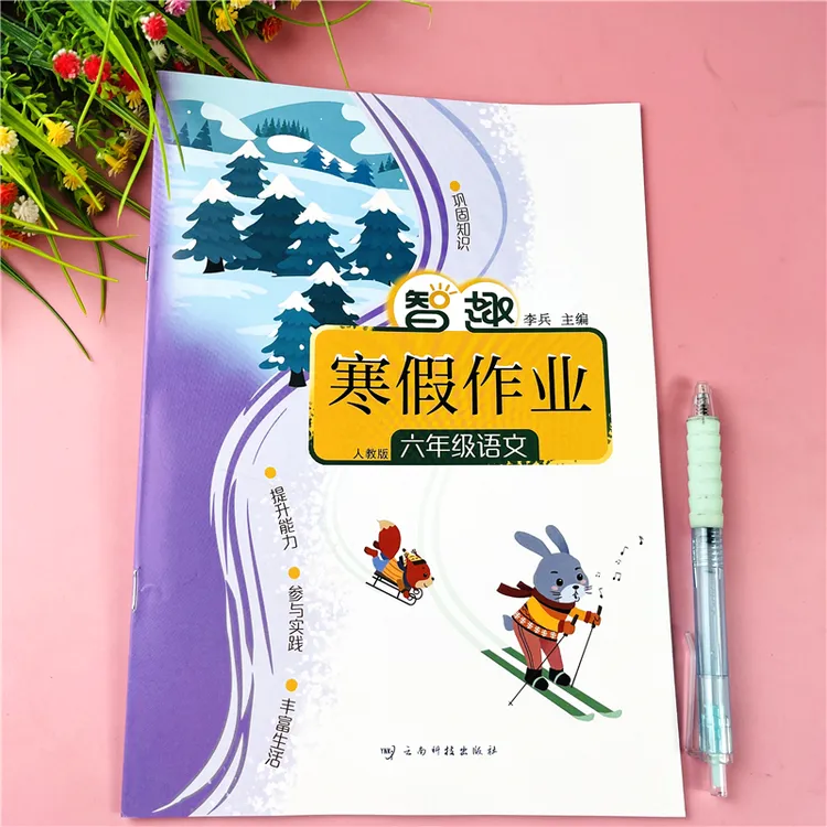 六年级语文寒假作业46页人教版语文寒假复习每日一练语文寒假作业