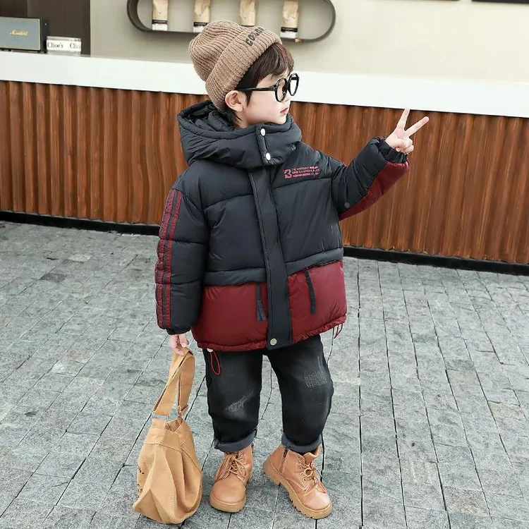 【专柜撤场】男童炸街棉服冬季2025新款韩版洋派宝宝加厚棉袄儿童