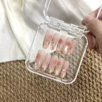 【落日玫瑰】纯手工穿戴甲，默认无盒，无工具包