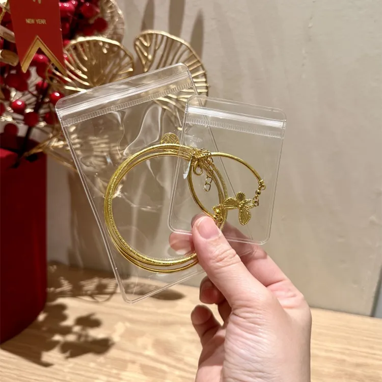 拾物造家首饰密封防氧化收纳袋耳环耳钉耳饰戒指饰品袋透明小手链
