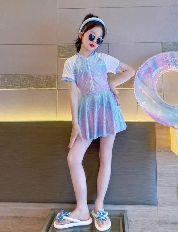 儿童泳装泳衣美人鱼麟2025新款夏装游泳专业泳衣儿童洋气女款时尚