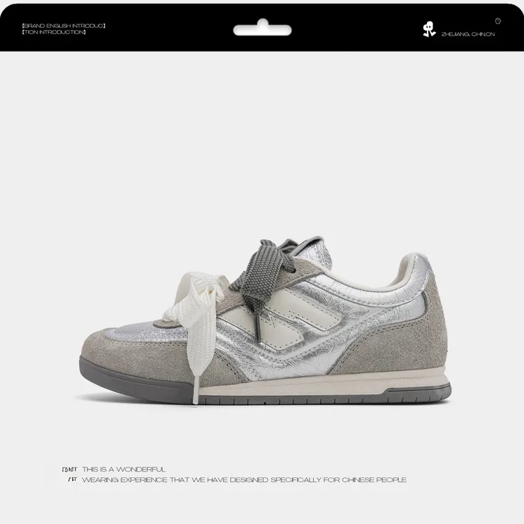 星野秋冬款德训鞋女款阿甘德训鞋内增高时尚休闲跑步运动鞋