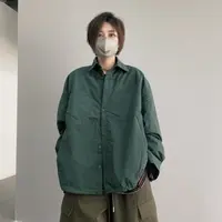 S067 帅气好搭衬衫款间棉外套休闲复古文艺时髦显瘦街拍百搭