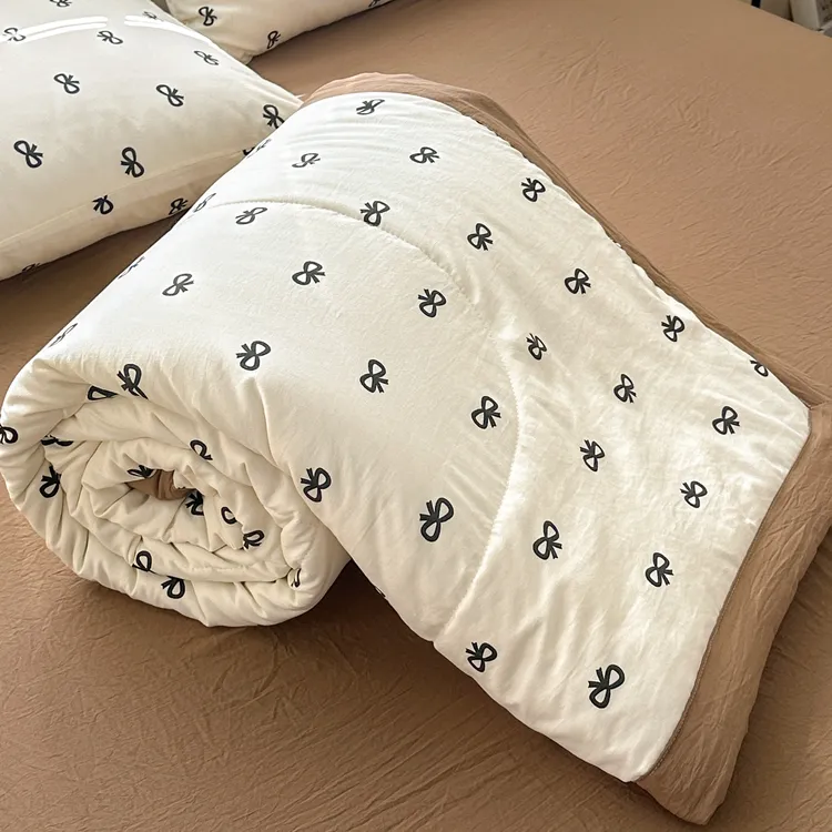 夏季水洗空调被单人夏被双人夏凉被学生薄款可水洗