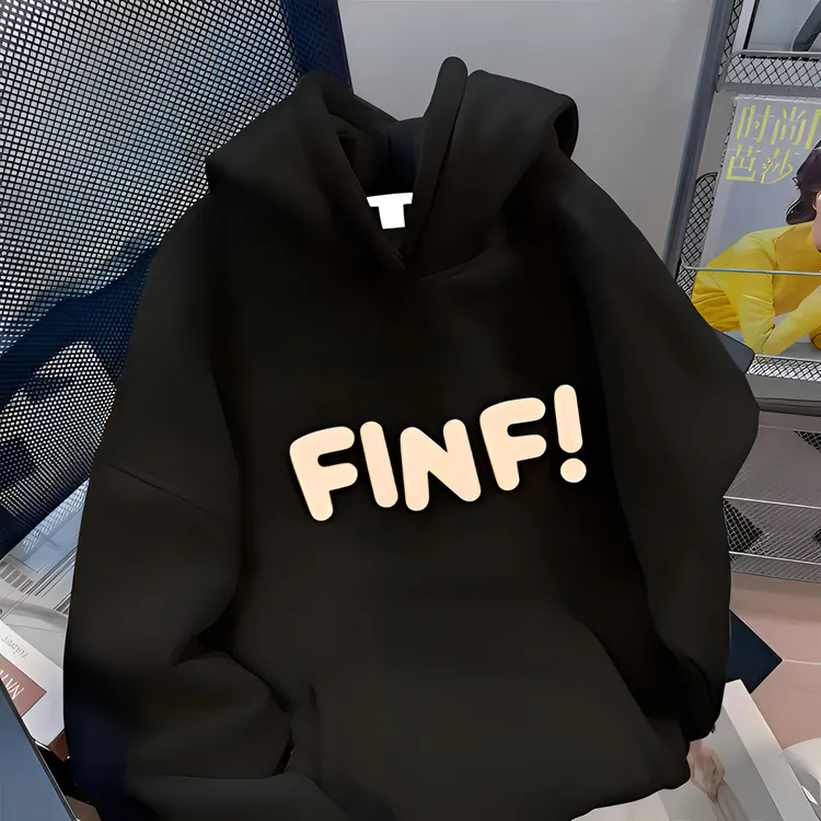 男女儿童休闲连帽卫衣2025秋冬新款大童韩版宽松潮款百搭上衣外套