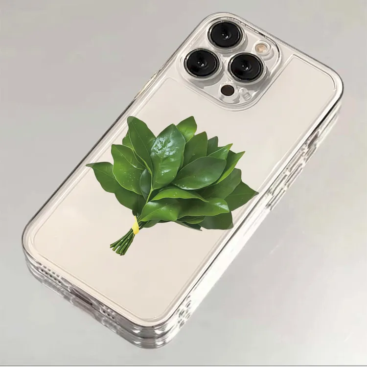 柚子叶太空壳适用iphone17Pro手机壳华为P70vivo透明小米15个性