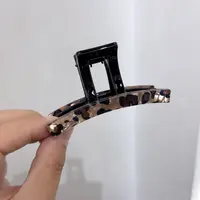 L693豹纹8公分小抓夹