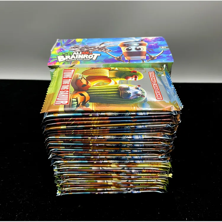 美国ai山海经全套稀有卡牌整盒装36包木棍人卡片儿童收藏全套卡包