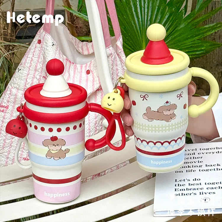 恒度桌面保温杯316不锈钢水杯女生高颜值杯子爆款2025新款保温杯