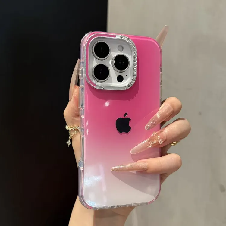 ins高颜值渐变果冻适用苹果17promax手机壳iPhone16新款15简约14