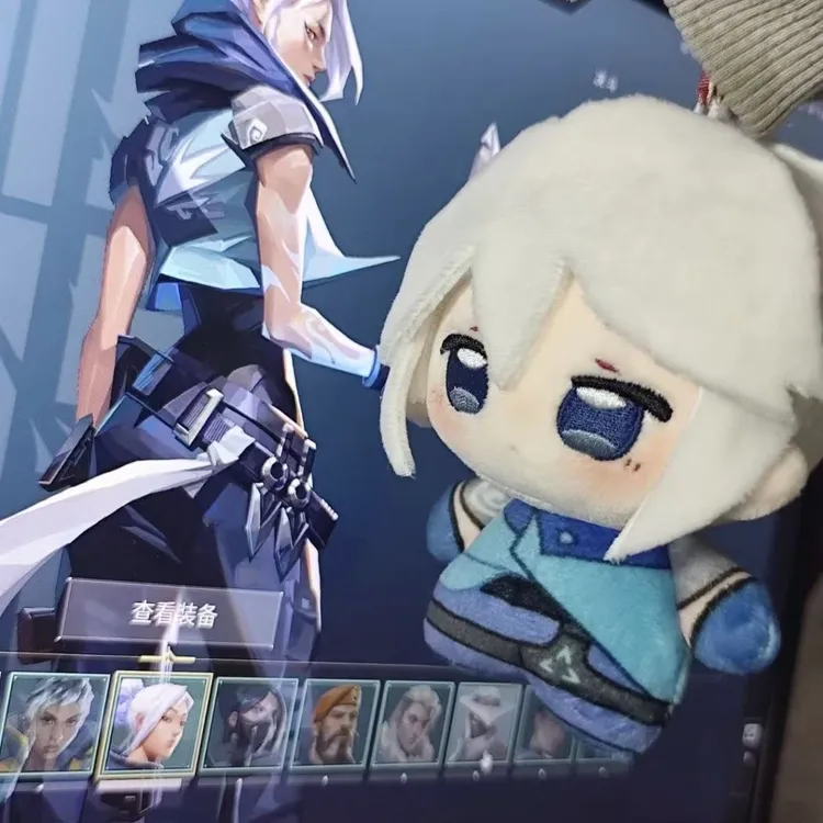 无畏契约瓦罗兰特jett属性10cm印花体棉花娃娃玩偶送同学礼物