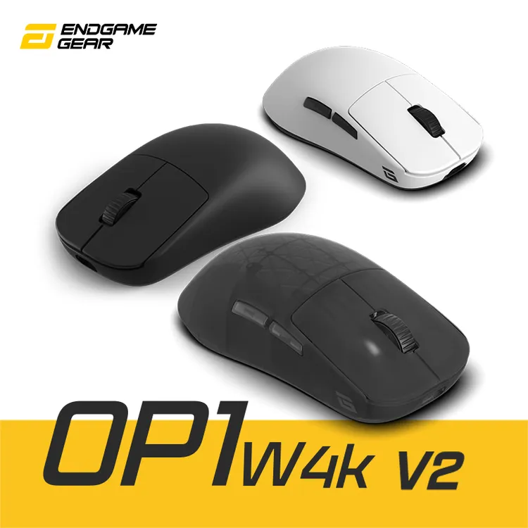 endgamegear轻量化无线游戏鼠标OP1w4K V2无线  传感器PAW3950