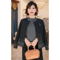 【秋】年轻妈妈秋装时尚短款外套2025新款洋气中老年女装外穿上衣服