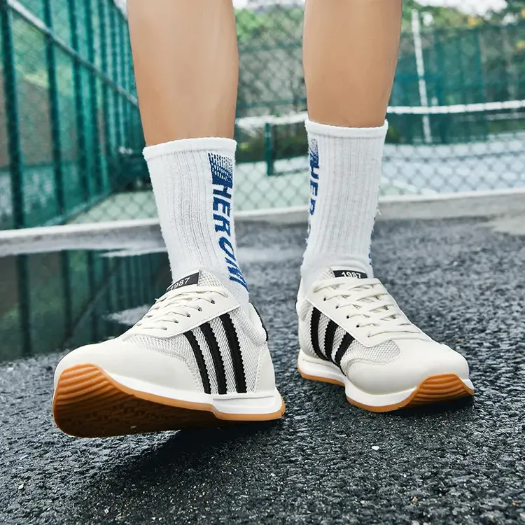 【专柜品牌】断码男鞋春夏季网面透气运动鞋防滑软底皮面休闲阿甘鞋