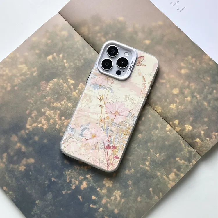 蝶梦水云乡适用于苹果iPhone16promax小众艺术设计手机壳女款摄影