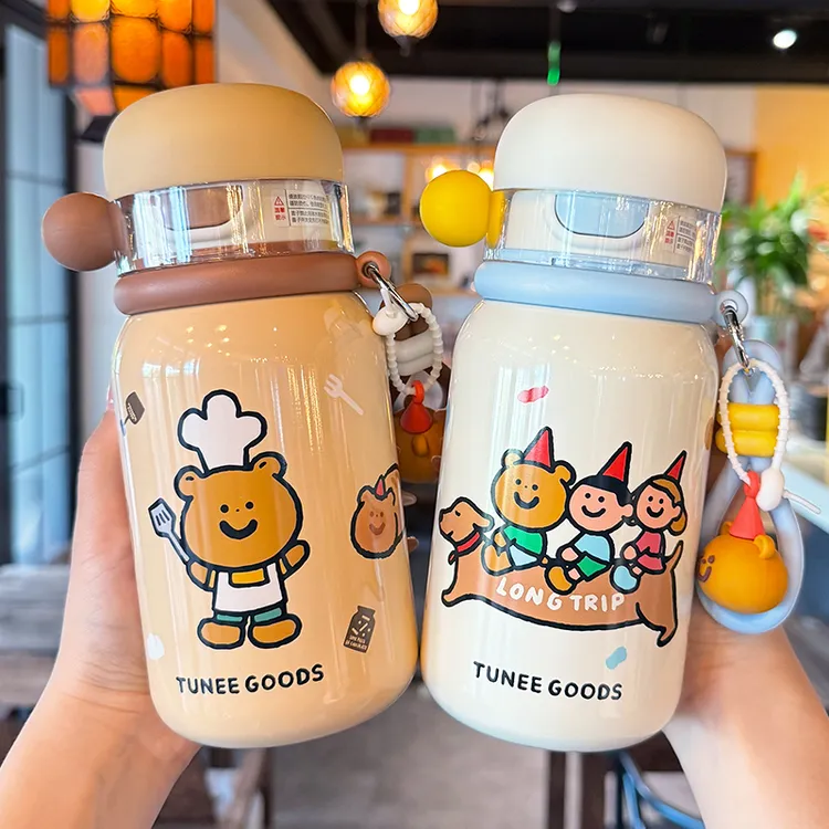 儿童保温杯女孩上学专用2025新款幼儿园小学生女生可爱316L吸管杯