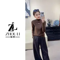 妯娌甄选【镂空羊毛针织~】冬季洋气超细羊毛镂空心机百搭针织毛衣