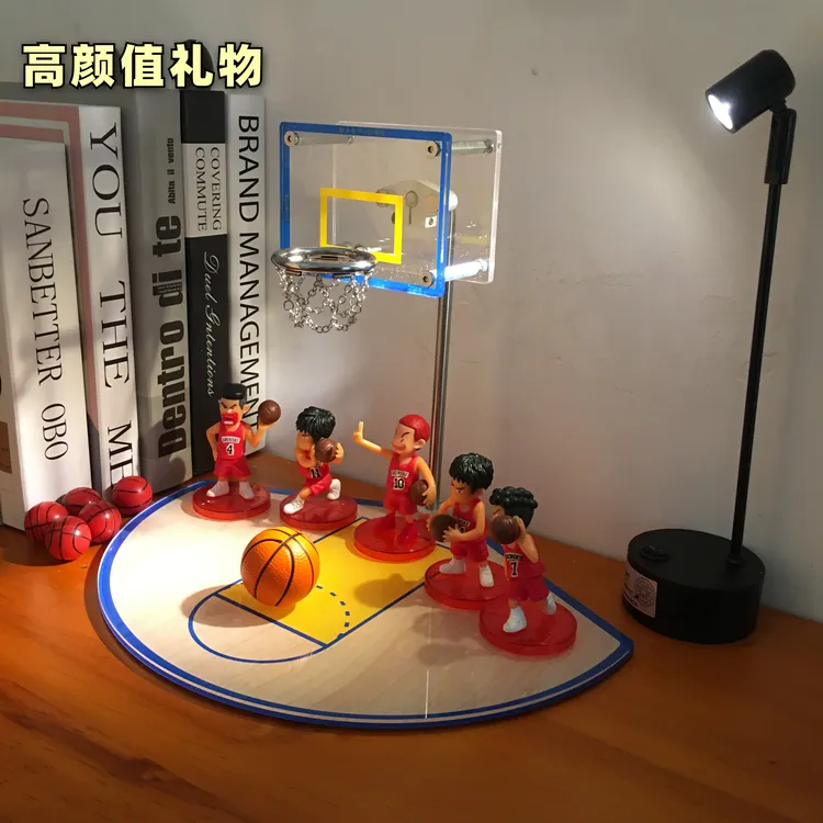 高颜值可投篮篮球架小夜灯男生礼物