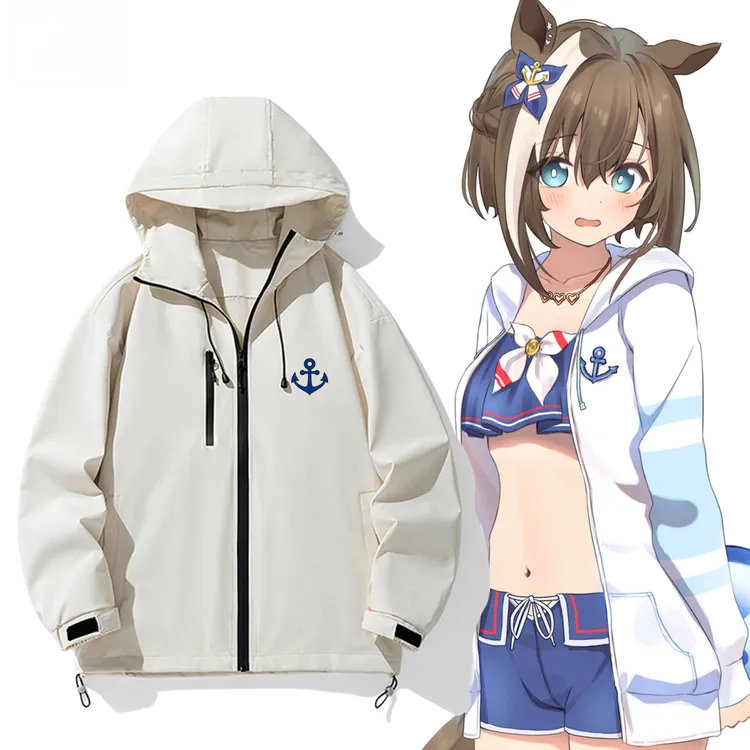 赛马娘高尚骏逸动漫周边冲锋衣外套情侣款秋冬季户外休闲宽松夹克