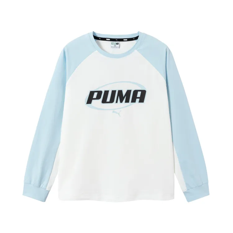 【儿童旗舰】PUMA彪马新款儿童秋季长袖T恤撞色设计时353325100202