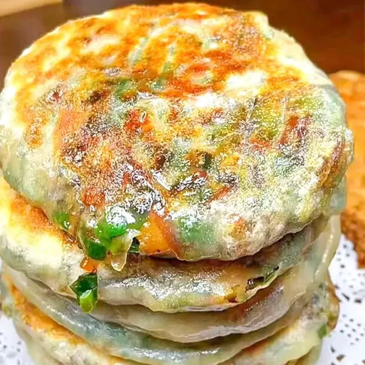 韭菜鸡蛋馅饼饼皮纸皮薄皮韭菜馅饼速冻早餐半成品韭菜盒子夜宵商品图