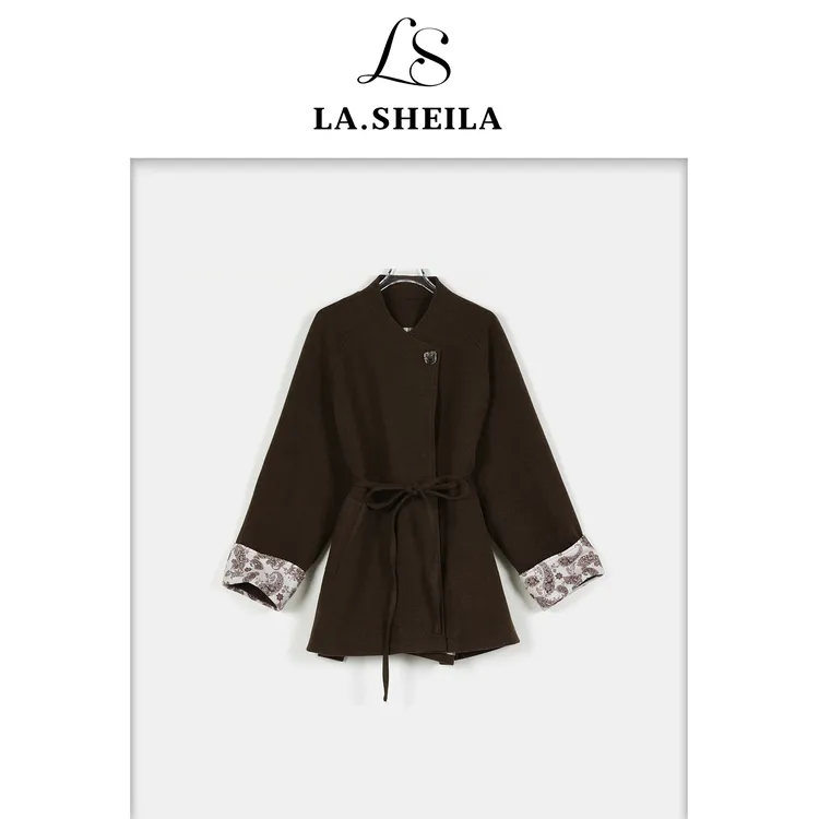 LA.Sheila 新中式老花大衣外套253-WT/0924-98155