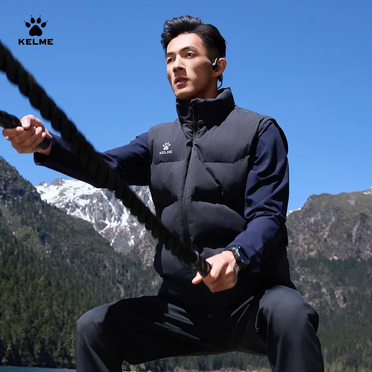 【秋冬马甲】卡尔美官方旗舰店25年运动马甲秋冬体育生户外保暖棉服
