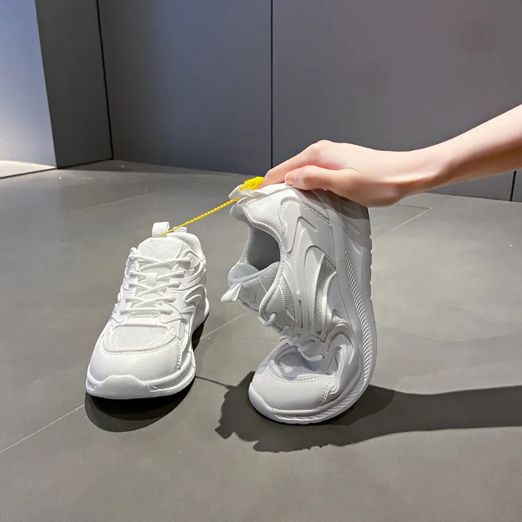 雅麦斯运动鞋女2025新款春季网面透气女鞋学生轻便软底减震跑步鞋