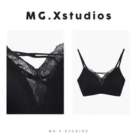 【秘语】MGX简约优雅蕾丝拼接背心性感轻时尚内衣M53C4839Z0BN