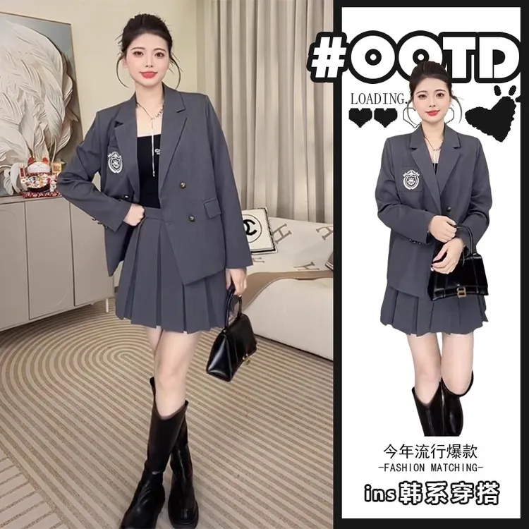 班服秋季学院风高中生合唱朗诵演出服初中学生运动会毕业校服套装