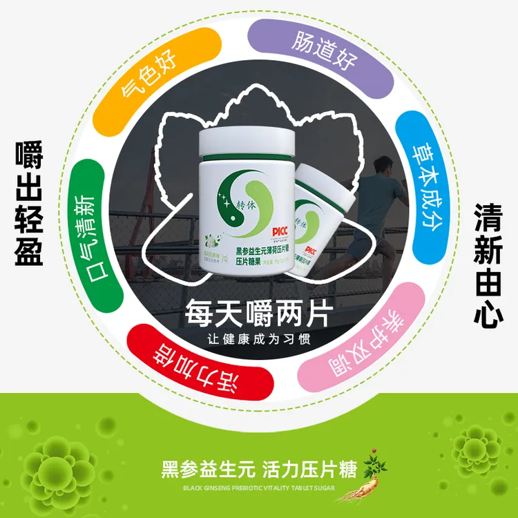 【温和管理】益生元平衡顺畅科学管理肠道菌群添加黑参棕色脂肪激活
