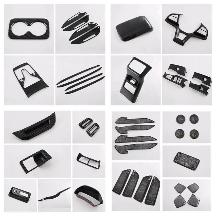 比亚迪宋plus内饰装饰贴中控出风口玻璃开关按键贴碳纤纹装饰贴片