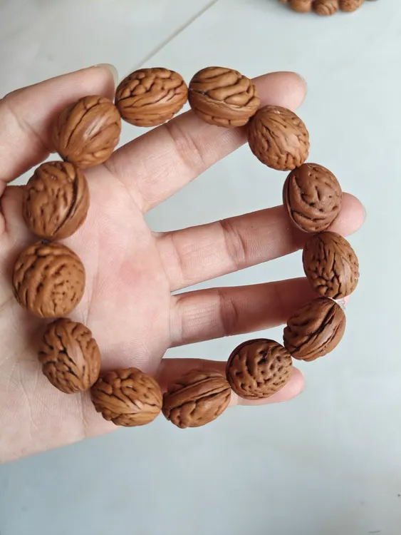 非金属木质手链 野生东南方桃枭手串已抛光【已祝福】