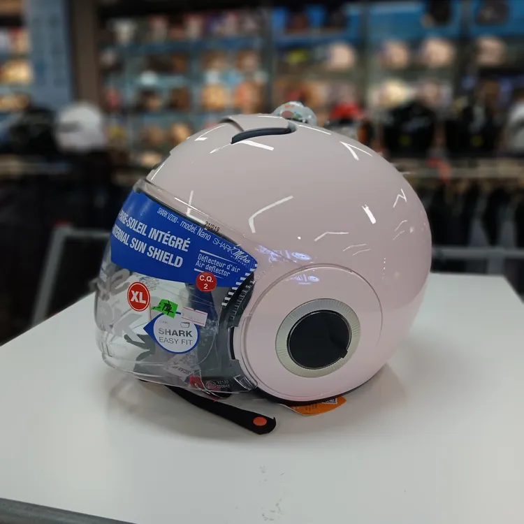 SHARK鲨鱼男女复古摩托车头盔夏季半盔巡航机车踏板