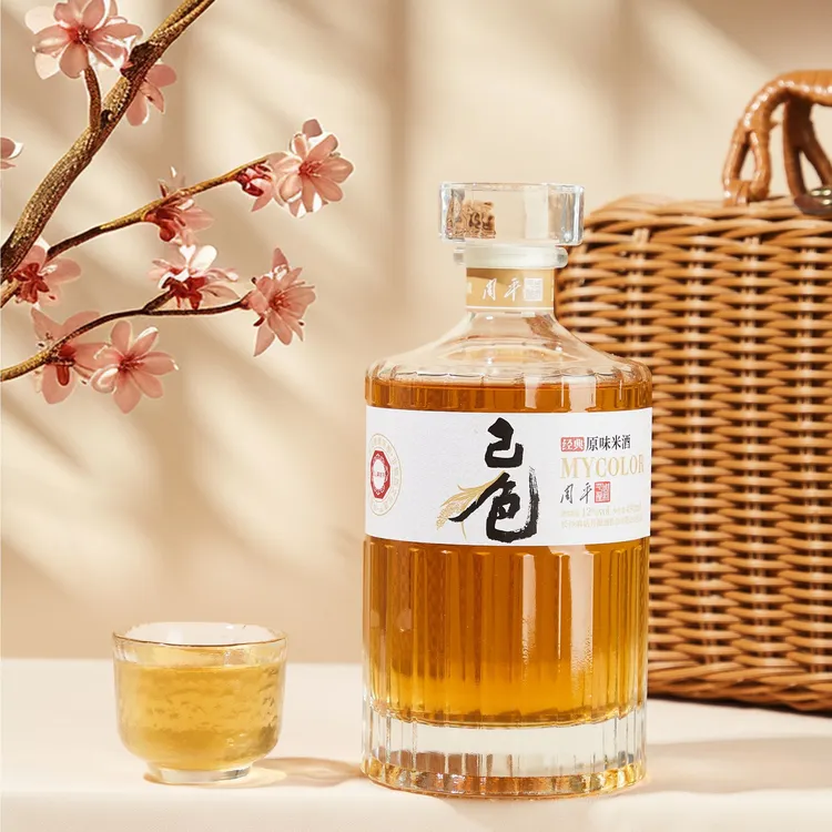 麻姑井己色珍藏五年纯粮酒糯米黄酒490ml原浆古法酿制正宗米酒
