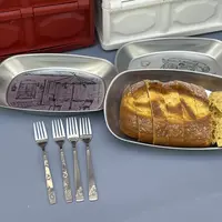 【618专享价】长方盘3个送4只叉咖啡麦片冲饮【汤家限定】