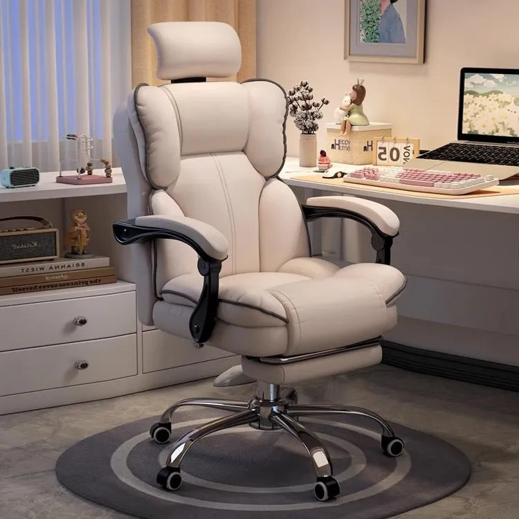 电脑椅家用休闲护腰电竞椅舒适久坐可躺沙发靠背椅人体工学老板椅