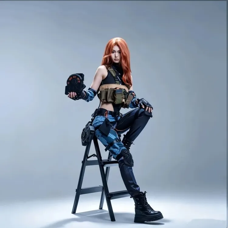 三角洲行动疾风克莱尔哈夫克干员cosplay游戏服装全套