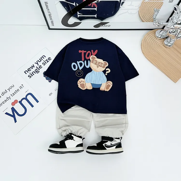 儿童套装2025新款男童短袖两件套洋气 HZ25483