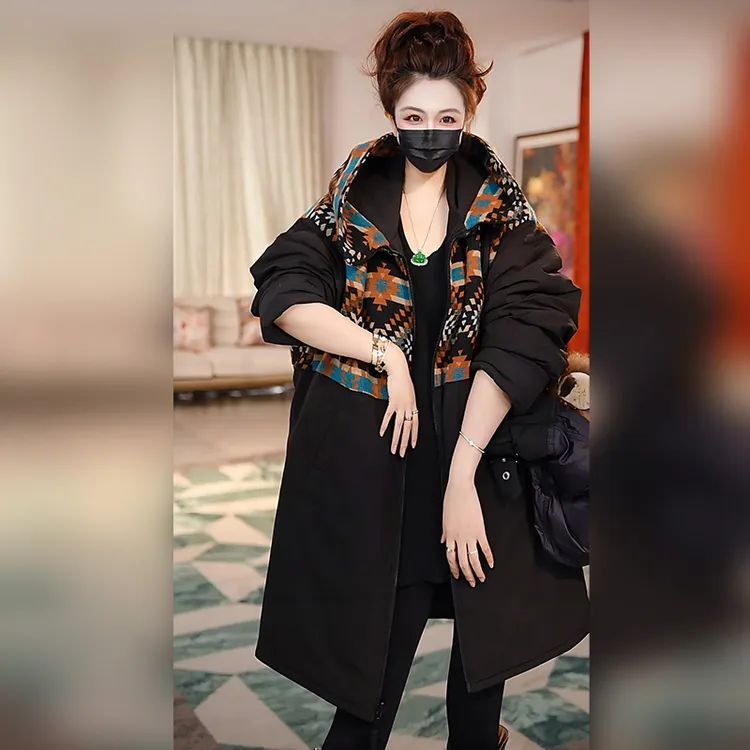 【Linda姐高端线】冬季时尚气质休闲复古女款棉服外套AW5WMF0185