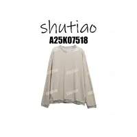 【SHUTIAO】2025冬季：新款小众设计款T恤A25K07518