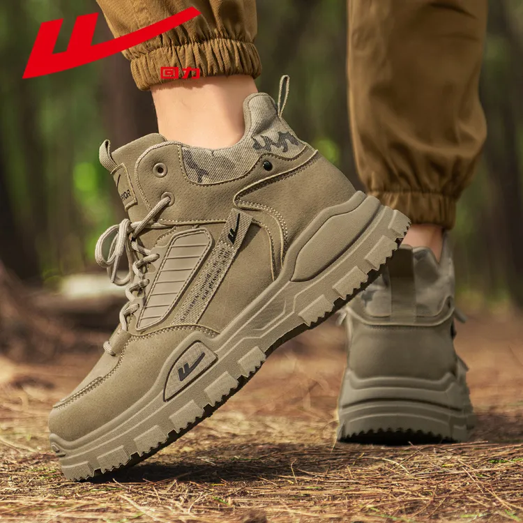 回力男鞋秋季新款高帮工装鞋干净感痞帅男鞋高级感增高百搭休闲鞋