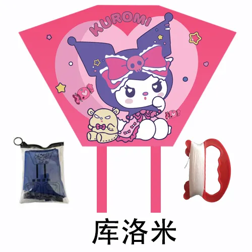 手持易飞软体口袋风筝2-3岁3-6岁儿童到手带线适合新手户外游玩