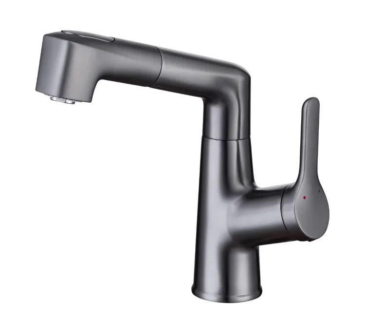 可抽拉升降面盆龙头洗衣柜龙头抽拉式