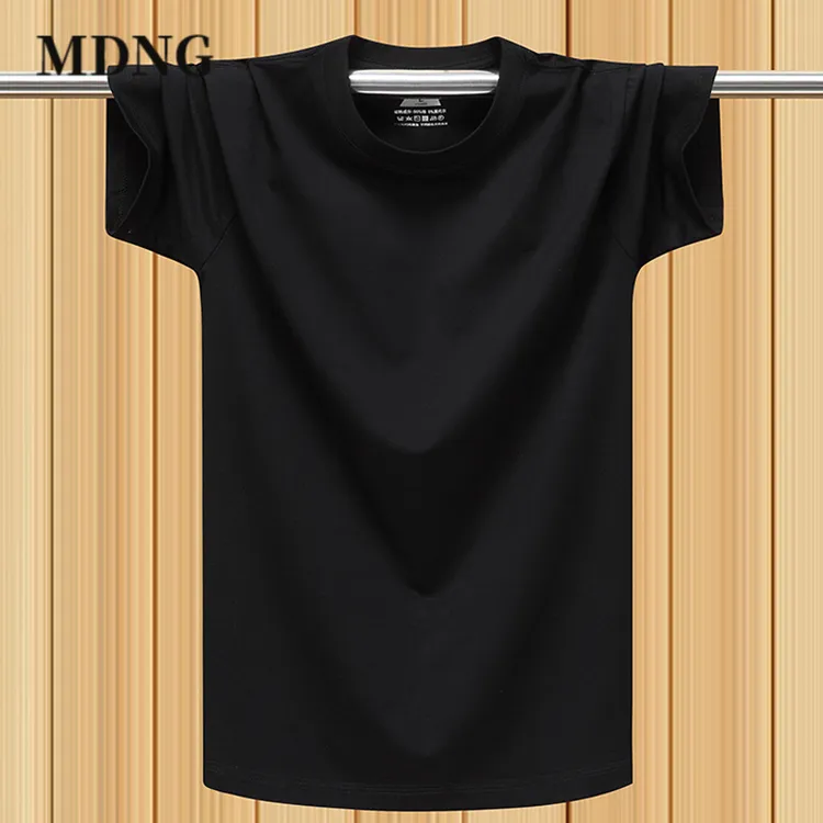 MDNG网红洋气炸街男装弹力薄款短袖时尚百搭休闲T恤衫半袖宽松t恤
