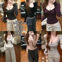 【加绒桃心领】修身保暖服帖升级加厚秋冬内搭长袖显瘦上衣0824